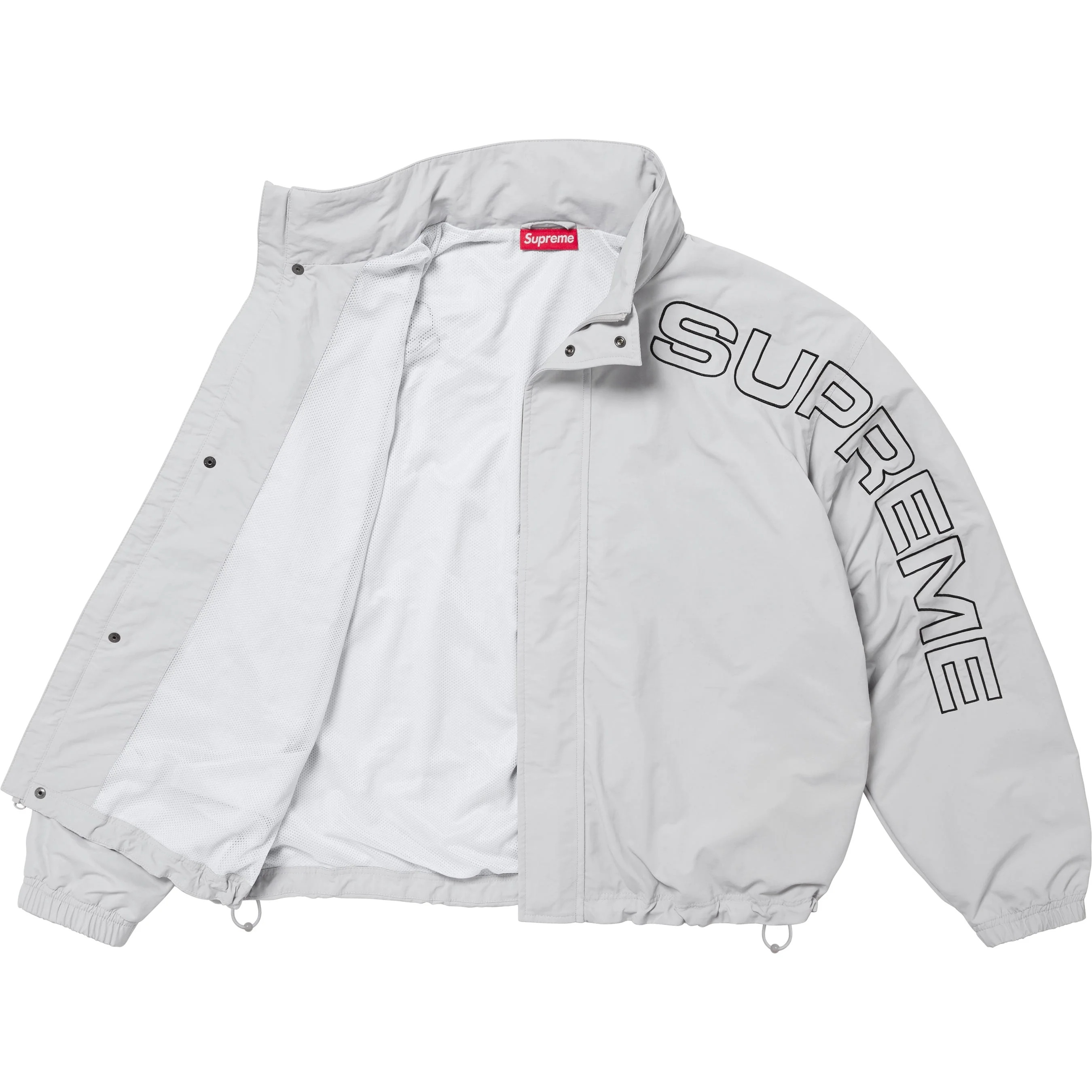 Spellout Embroidered Track Jacket view 20